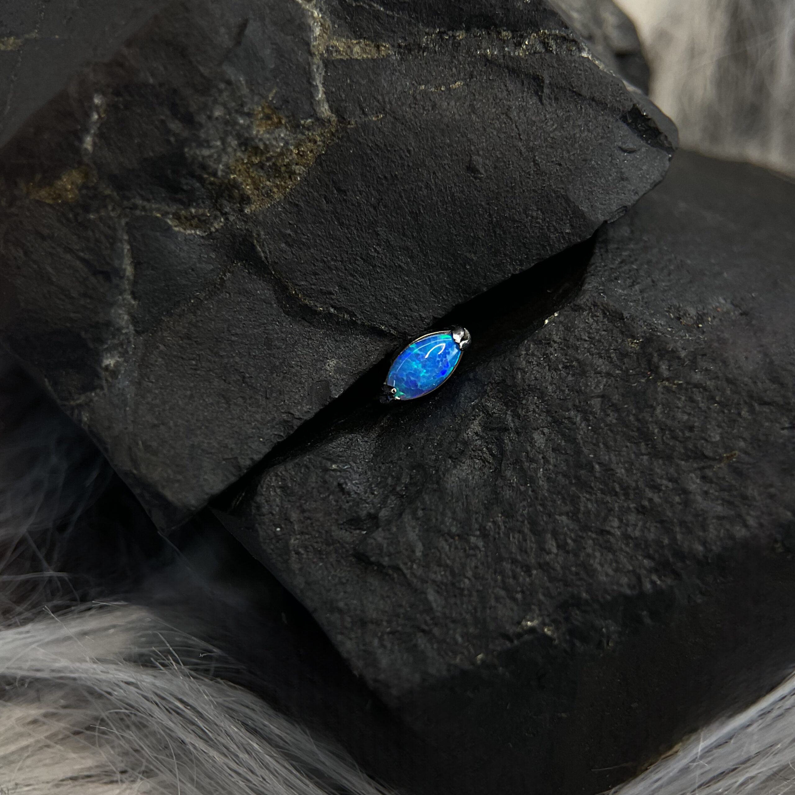 Blue Opal Marquise