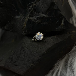 Minimalist White Stone